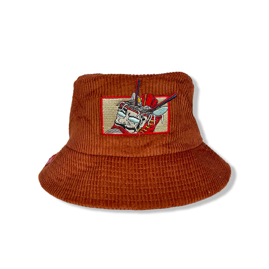 Daruma Ramen Embroidery Bucket Hats
