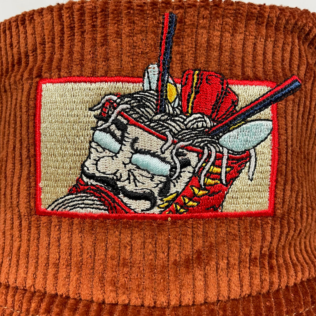 Daruma Ramen Embroidery Bucket Hats