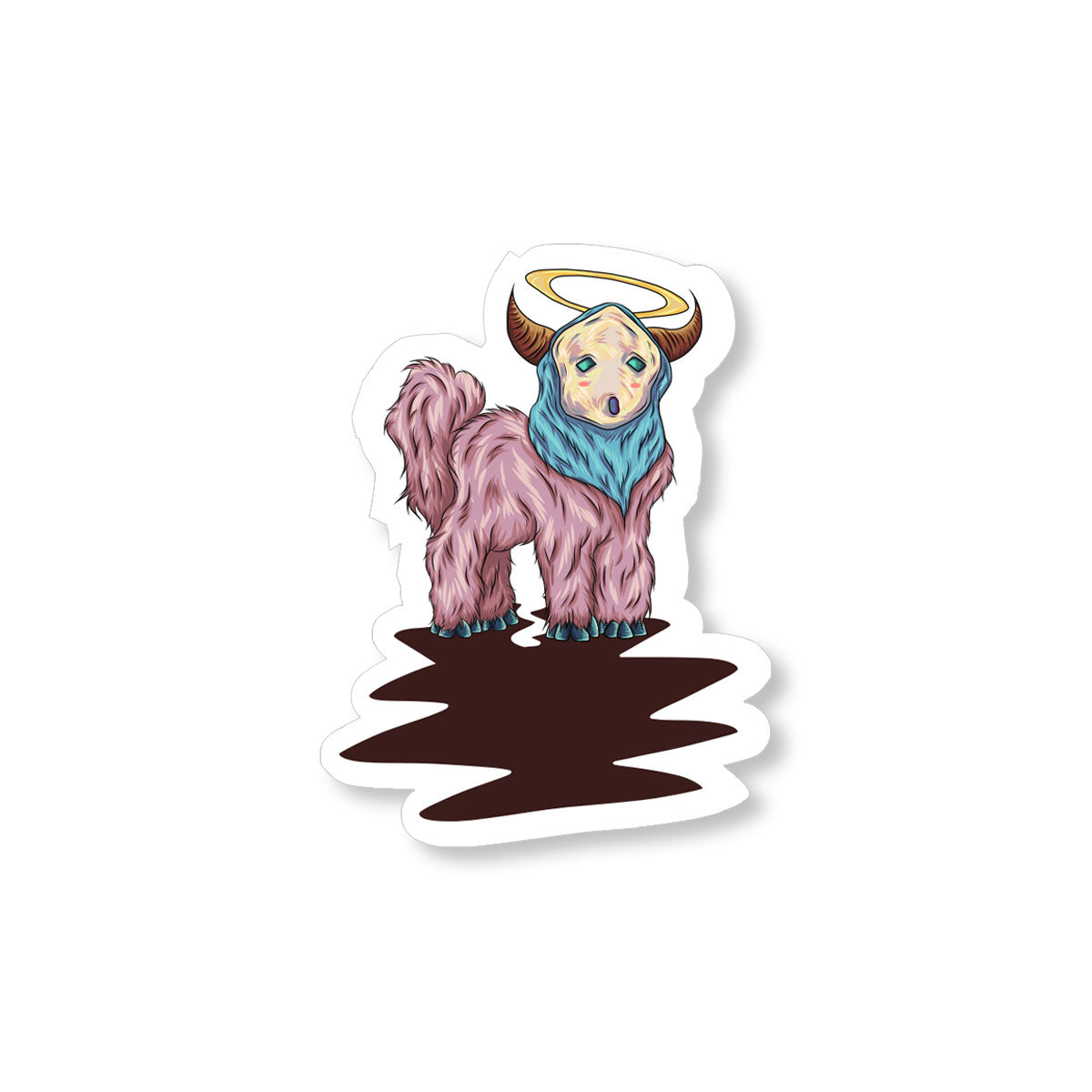 Angel Sheep Sticker