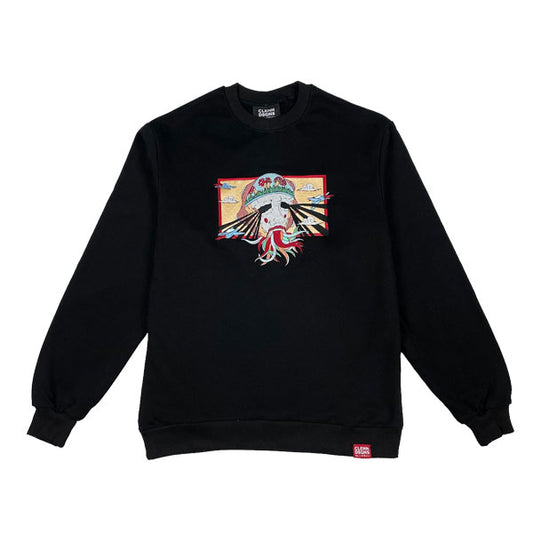 Oversized Embroidered Invasion Sweater