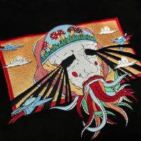 Oversized Embroidered Invasion Sweater