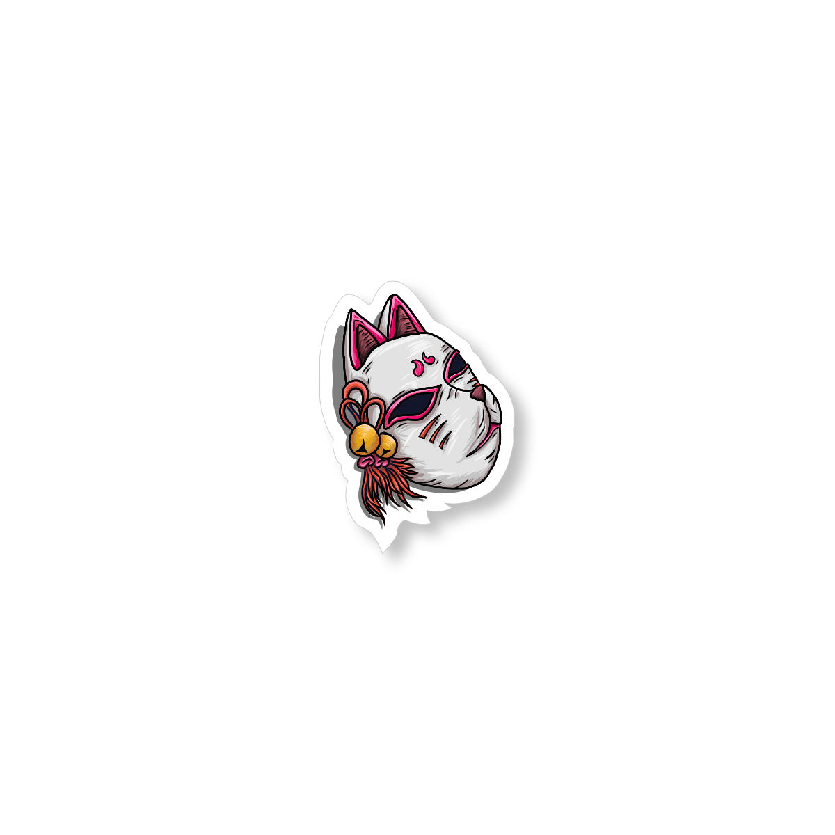 Kitsune Mask Sticker