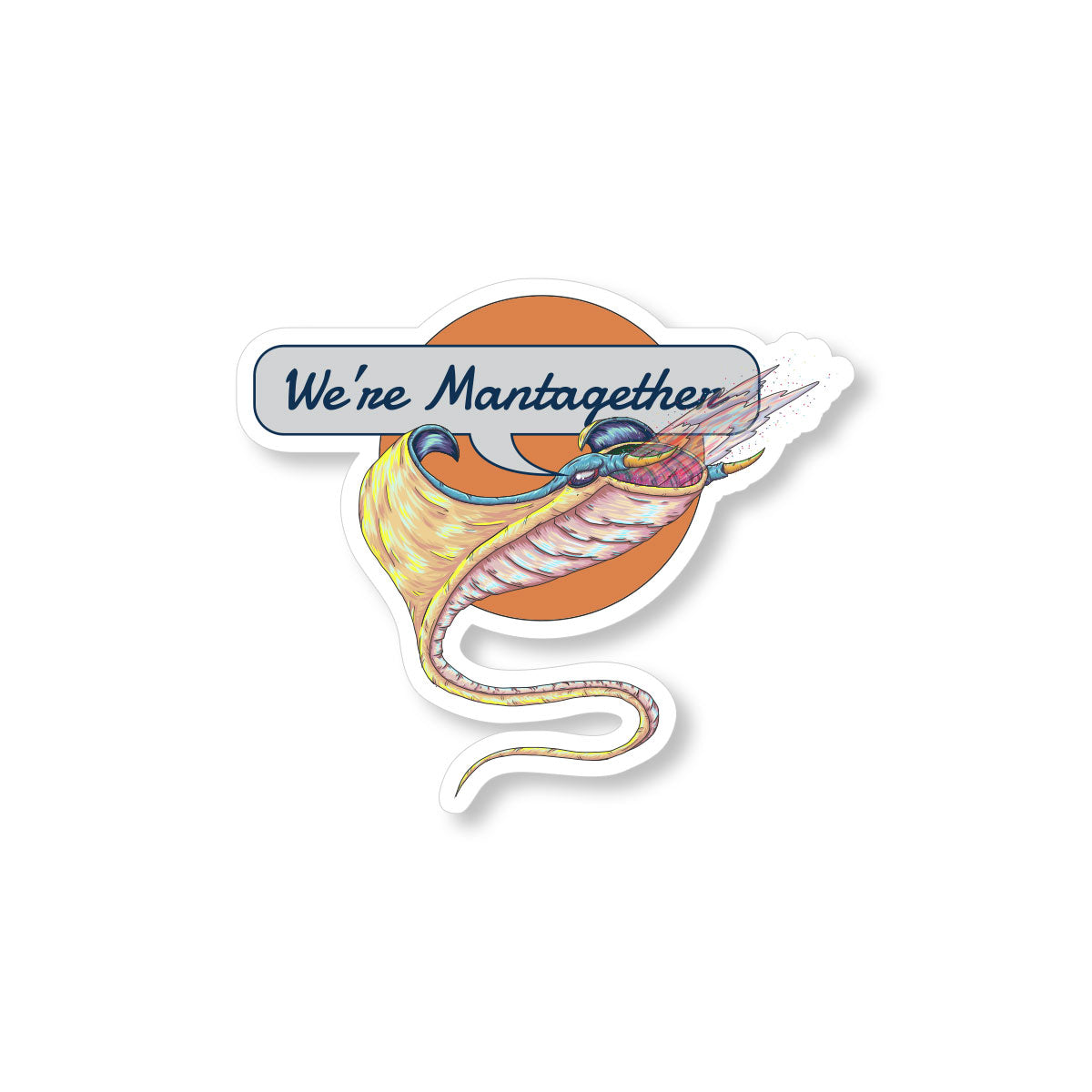 Manta Ray Sticker