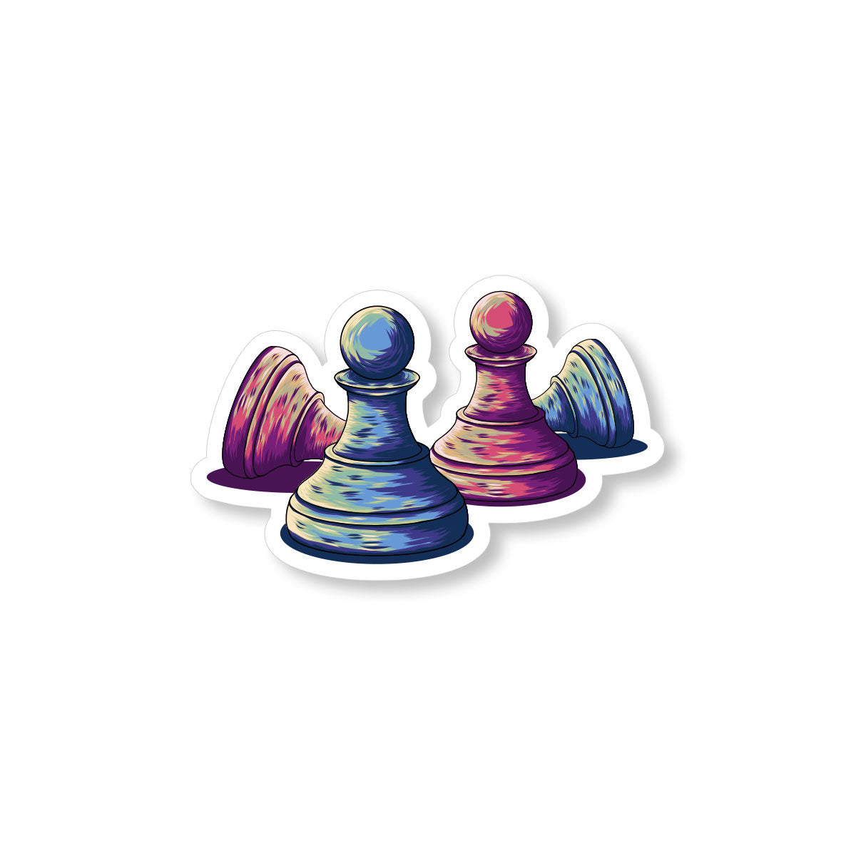 Pawns Sticker