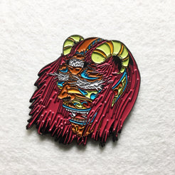 Hannya Mask Pin