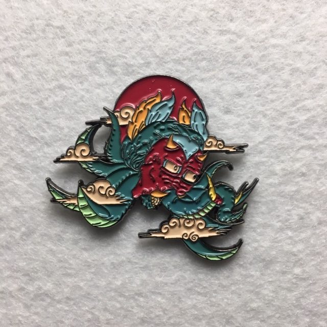 Octo-Elephant Pin
