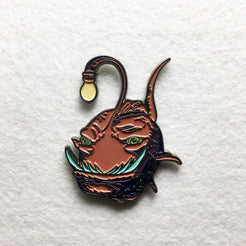 Glowing Angler Fish Pin