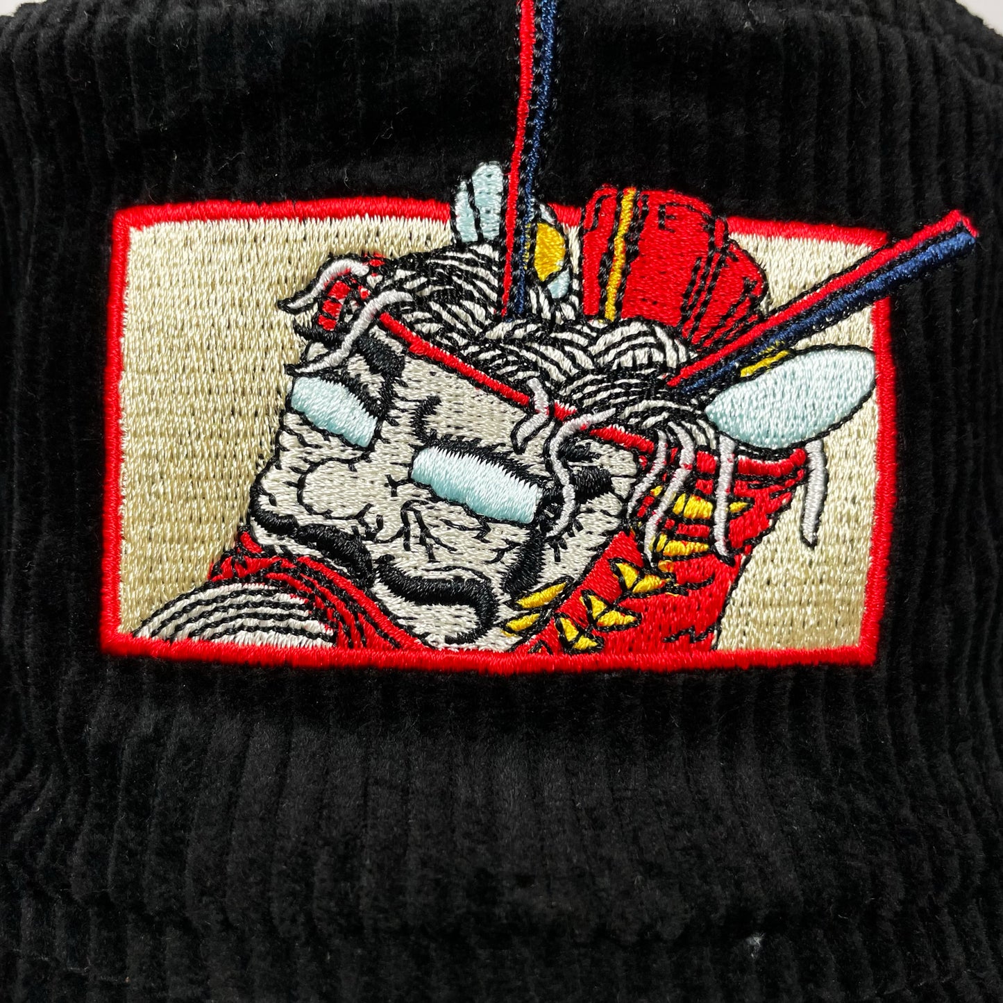 Daruma Ramen Embroidery Bucket Hats