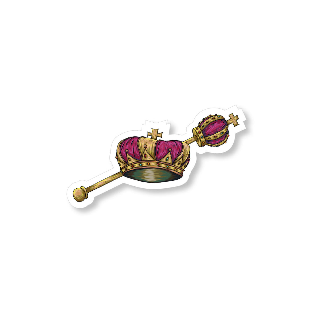 Crown Sticker – Clenn Designs