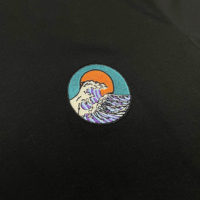 Wave Embroidery Shirt