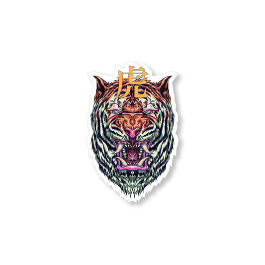 Tiger Hannya Sticker