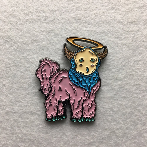 Angel Sheep Pin