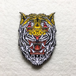 Tiger Hannya Pin