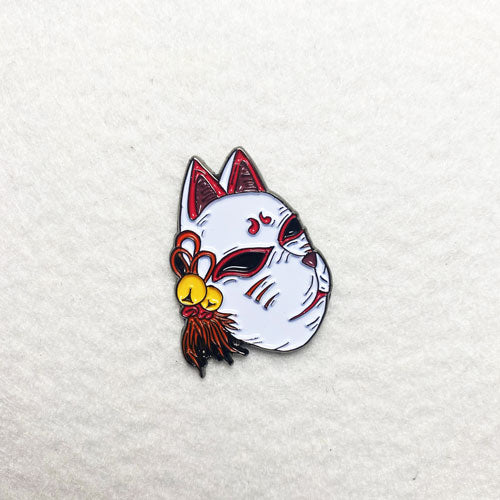 Kitsune Mask Pin