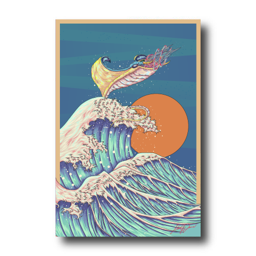 Manta Wave Prints