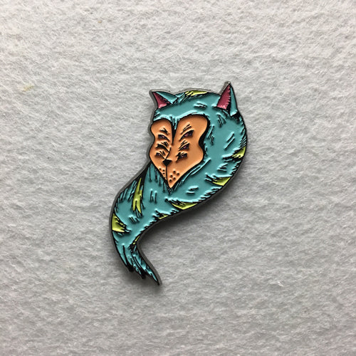 Paranormal Cat Pin
